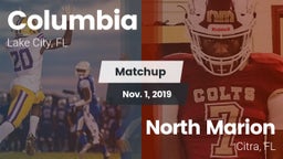 Matchup: Columbia  vs. North Marion  2019