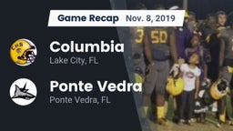 Recap: Columbia  vs. Ponte Vedra  2019