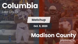 Matchup: Columbia  vs. Madison County  2020