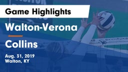 Walton-Verona  vs Collins  Game Highlights - Aug. 31, 2019