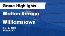 Walton-Verona  vs Williamstown  Game Highlights - Oct. 2, 2020