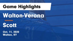 Walton-Verona  vs Scott  Game Highlights - Oct. 11, 2020
