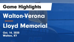 Walton-Verona  vs Lloyd Memorial  Game Highlights - Oct. 14, 2020
