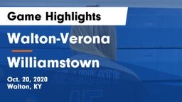 Walton-Verona  vs Williamstown  Game Highlights - Oct. 20, 2020