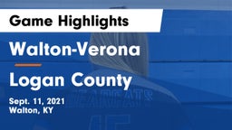 Walton-Verona  vs Logan County  Game Highlights - Sept. 11, 2021