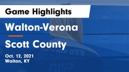 Walton-Verona  vs Scott County  Game Highlights - Oct. 12, 2021