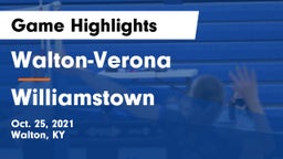 Walton-Verona  vs Williamstown  Game Highlights - Oct. 25, 2021