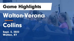Walton-Verona  vs Collins  Game Highlights - Sept. 3, 2022