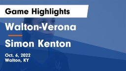 Walton-Verona  vs Simon Kenton  Game Highlights - Oct. 6, 2022