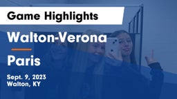 Walton-Verona  vs Paris  Game Highlights - Sept. 9, 2023