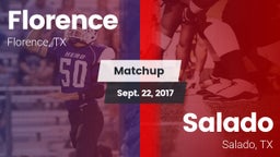 Matchup: Florence vs. Salado   2017