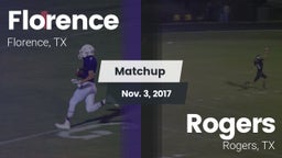 Matchup: Florence vs. Rogers  2017