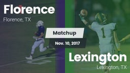 Matchup: Florence vs. Lexington  2017