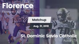 Matchup: Florence vs. St. Dominic Savio Catholic  2018