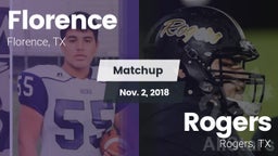 Matchup: Florence vs. Rogers  2018