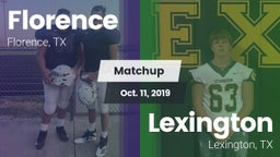 Matchup: Florence vs. Lexington  2019