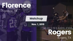 Matchup: Florence vs. Rogers  2019