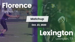 Matchup: Florence vs. Lexington  2020