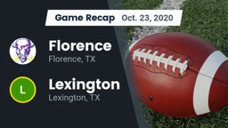 Recap: Florence  vs. Lexington  2020