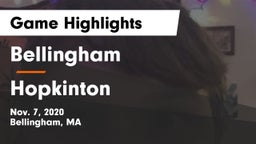 Bellingham  vs Hopkinton  Game Highlights - Nov. 7, 2020