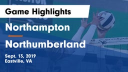 Northampton  vs Northumberland Game Highlights - Sept. 13, 2019