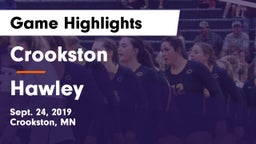Crookston  vs Hawley  Game Highlights - Sept. 24, 2019