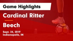 Cardinal Ritter  vs Beech  Game Highlights - Sept. 24, 2019