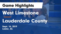 West Limestone  vs Lauderdale County  Game Highlights - Sept. 16, 2019