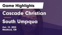 Cascade Christian  vs South Umpqua  Game Highlights - Oct. 12, 2023
