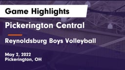 Pickerington Central  vs Reynoldsburg Boys Volleyball Game Highlights - May 2, 2022