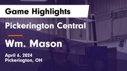 Pickerington Central  vs Wm. Mason  Game Highlights - April 6, 2024