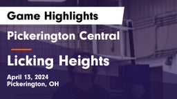 Pickerington Central  vs Licking Heights  Game Highlights - April 13, 2024