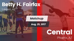 Matchup: Betty H. Fairfax vs. Central  2017