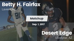 Matchup: Betty H. Fairfax vs. Desert Edge  2017