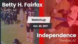 Matchup: Betty H. Fairfax vs. Independence  2017