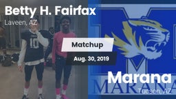 Matchup: Betty H. Fairfax vs. Marana  2019