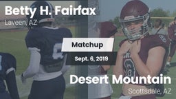 Matchup: Betty H. Fairfax vs. Desert Mountain  2019
