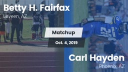 Matchup: Betty H. Fairfax vs. Carl Hayden  2019