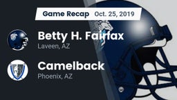 Recap: Betty H. Fairfax vs. Camelback  2019