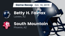 Recap: Betty H. Fairfax vs. South Mountain  2019