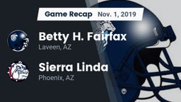 Recap: Betty H. Fairfax vs. Sierra Linda  2019