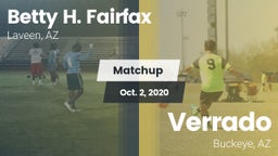 Matchup: Betty H. Fairfax vs. Verrado  2020