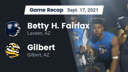 Recap: Betty H. Fairfax vs. Gilbert  2021