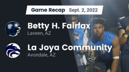 Recap: Betty H. Fairfax vs. La Joya Community  2022