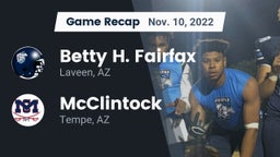 Recap: Betty H. Fairfax vs. McClintock  2022
