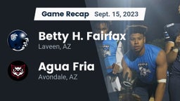 Recap: Betty H. Fairfax vs. Agua Fria  2023