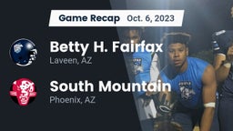 Recap: Betty H. Fairfax vs. South Mountain  2023