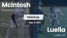 Matchup: McIntosh  vs. Luella  2017