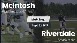 Matchup: McIntosh  vs. Riverdale  2017