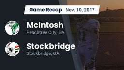 Recap: McIntosh  vs. Stockbridge  2017